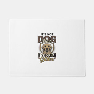 Golden Retriever Dog Hair Vintage Funny Shirt Desi Doormat