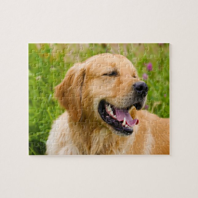 Golden Retriever Dog . Jigsaw Puzzle (Horizontal)