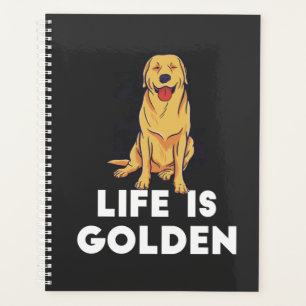 Golden Retriever Dog - La vie est dorée