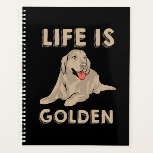 Golden Retriever Dog - La vie est dorée