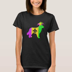 Golden Retriever Dog Lover Mardi Gras Carnival Par T-Shirt