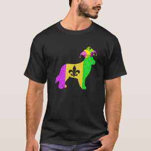 Golden Retriever Dog Lover Mardi Gras Carnival Par T-Shirt