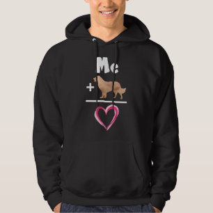 Golden Retriever Dog Me Plus Golden Equals Love Hoodie