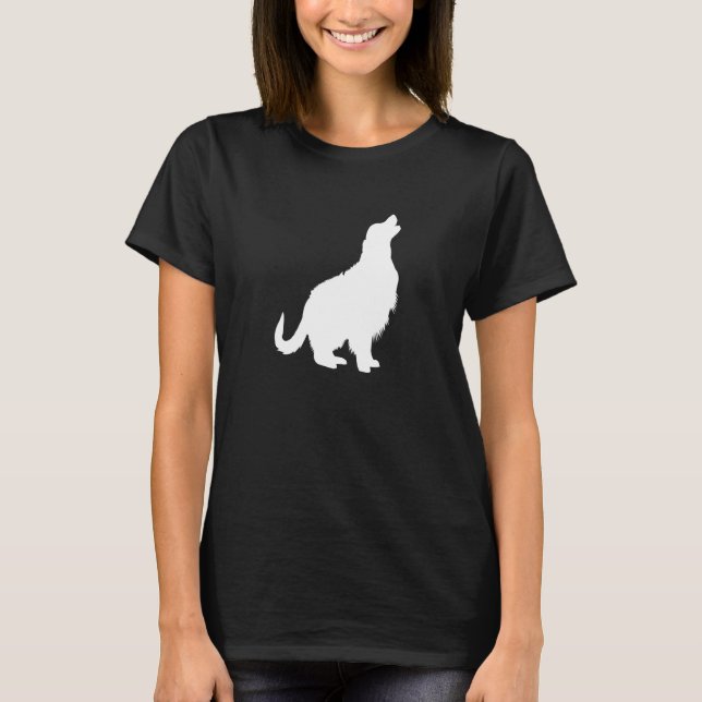 Golden Retriever Dog  Mom Dad Pet Cute  Puppy T-Shirt (Front)