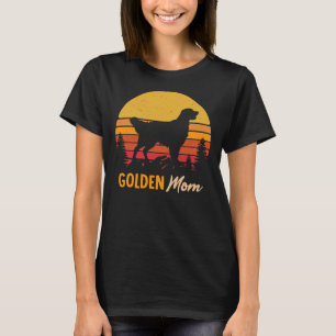 Golden Retriever Dog Mom Vintage Retro 277 T-Shirt