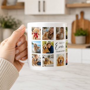 Golden Retriever dog mother mom photo collage Coffee Mug