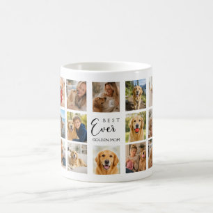Golden Retriever dog mother mom photo collage Coffee Mug