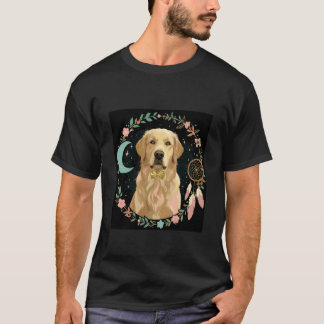 Golden Retriever Dog Mystical Family T-Shirt