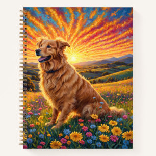 Golden Retriever dog Notebook