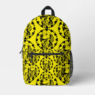 Golden Retriever Dog Owner Printed Backpack