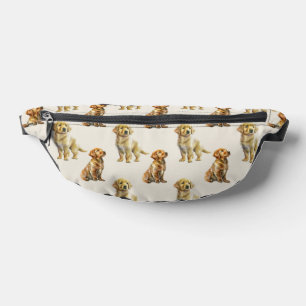 Golden Retriever Dog Pattern Fanny Pack
