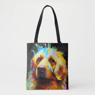 Golden Retriever Dog Pet Cute Adorable Animal Tote Bag