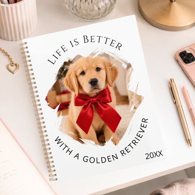 Golden Retriever dog photo Planner (Creator Uploaded)