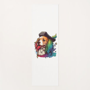 Golden Retriever Dog Pirate Yoga Mat