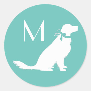 Golden Retriever Dog Puppy Classic Round Sticker