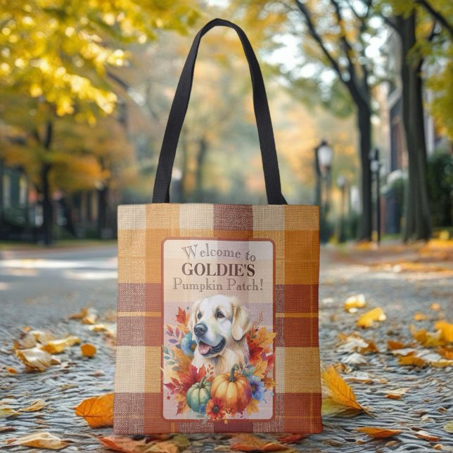 Golden Retriever Dog Tote Bag (Creator Uploaded)