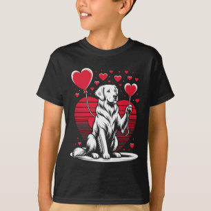 Golden Retriever Dog Valentine's Day Dog Owner Val T-Shirt