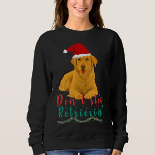 Golden Retriever Don Stop Retrievin  Sweatshirt