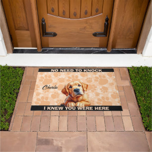 GOLDEN RETRIEVER DOORMAT
