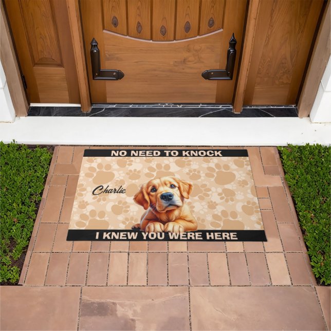 GOLDEN RETRIEVER  DOORMAT (Outdoor)
