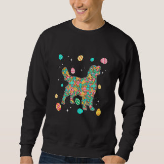 Golden Retriever Eggs Easter Day Dog Dad Dog Mom Sweatshirt