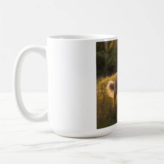 Golden Retriever Elegant Coffee Mug (Left)