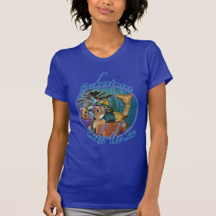 Golden Retriever Enchantment Under the Sea T-Shirt