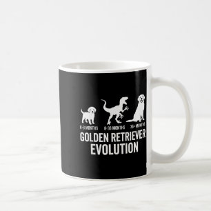 Golden retriever evolution dog mom dad golden coffee mug
