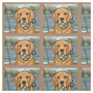 Golden Retriever Fabric