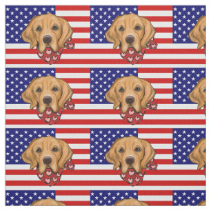 Golden Retriever Fabric