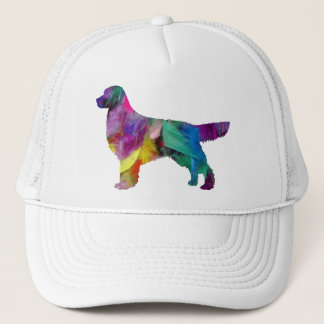 Golden Retriever Feathered Trucker Hat