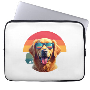 Golden Retriever for Kids Boys Girls Sunglasses Pe Laptop Sleeve