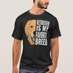 Golden Retriever For Women Men Kids Funny Adopted  T-Shirt