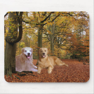 Golden Retriever Friendship Mousepad