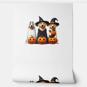Golden Retriever Ghost Halloween Dog Lovers  Wallpaper