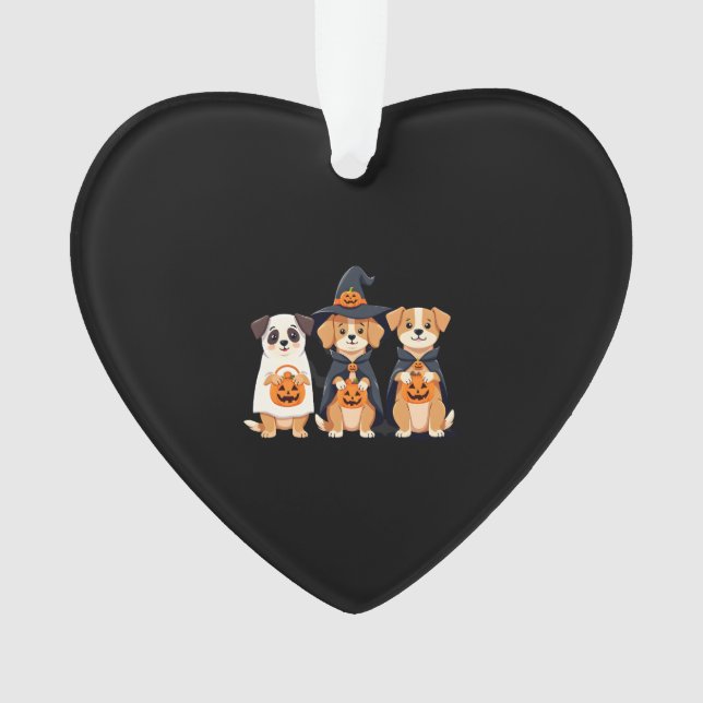 Golden Retriever Ghost Halloween Trick Or Treat Do Ornament (Front)