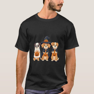 Golden Retriever Ghost Halloween Trick Or Treat Do T-Shirt