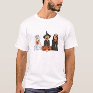Golden Retriever Ghost Halloween Trick Or Treat Do T-Shirt