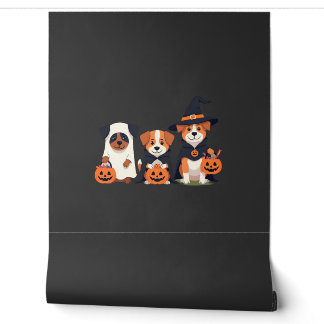 Golden Retriever Ghost Halloween Trick Or Treat Do Wallpaper