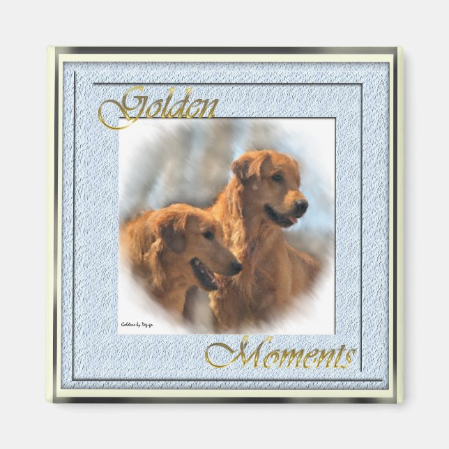 Golden Retriever Gifts Magnet (Front)