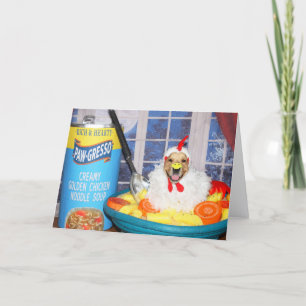 Golden Retriever Golden Chicken Soup Card