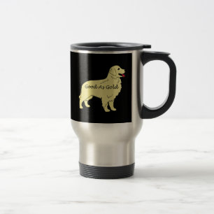 Golden Retriever Good As Gold Travel Mug