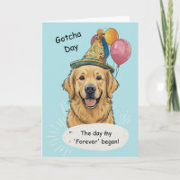 Golden Retriever Gotcha Day Celebration