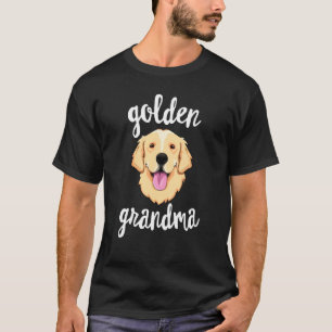 Golden Retriever Grandma Mother Fur Mom Dog Puppy  T-Shirt