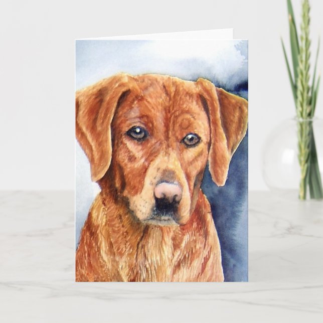 Golden Retriever Greeting Card (Front)