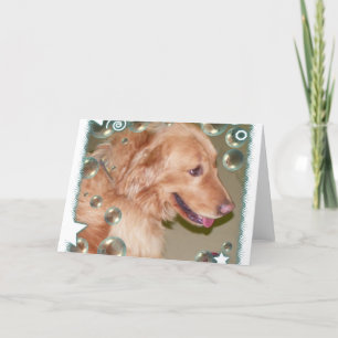 Golden Retriever greeting Card