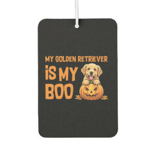 Golden Retriever Halloween Air Freshener