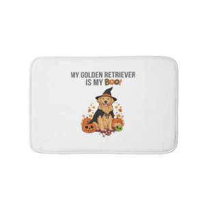 Golden Retriever Halloween Dog  My Golden Retrieve Bath Mat