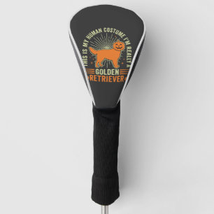 Golden Retriever Halloween Human Costume Vintage D Golf Head Cover