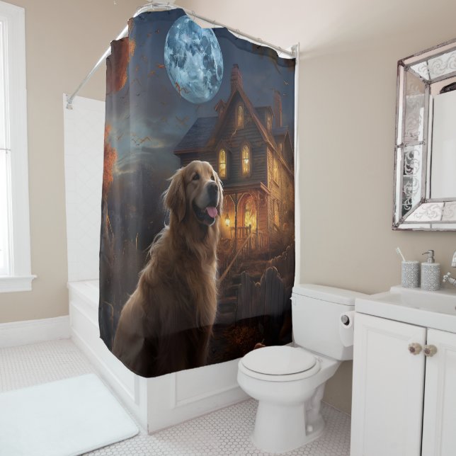 Golden Retriever Halloween Scary (In Situ)